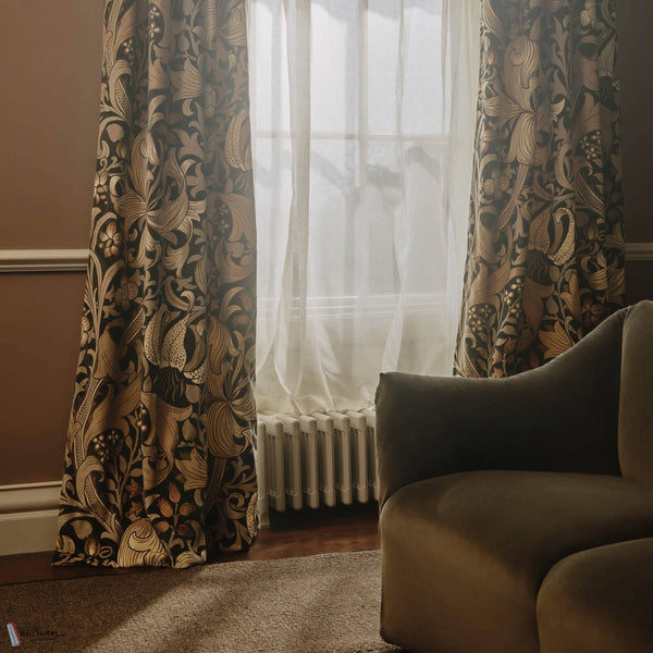 Golden Lily Magna fabric by House of Hackney — interior