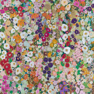 Hollyhocks Spring