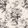 London Rose Traditional behang in Smoke Grey van House of Hackney