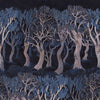 Overstory papel pintado en Midnight de House of Hackney