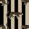 Prowl wallpaper in Clay Black by House of Hackney