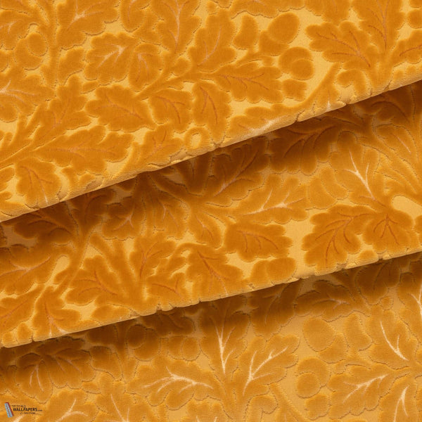 Quercus tessuto in Jacquard Umber di House of Hackney