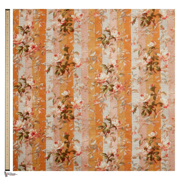 Rainbow Rose Cotton Stofff von House of Hackney
