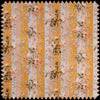 Rainbow Rose Cotton Stofff in Dusk Stripe von House of Hackney