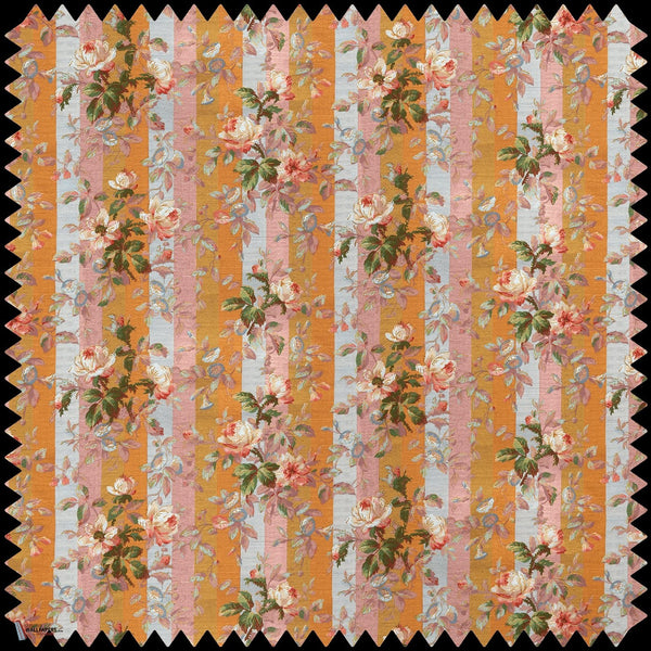 Rainbow Rose Recycled Performance tissu en Dusk Stripe de House of Hackney