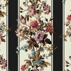 Rosetta Garland Tapete in Noir von House of Hackney
