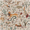 Trematonia Jacquard fabric in Ecru by House of Hackney