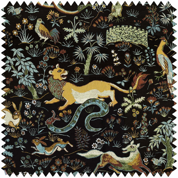 Trematonia Jacquard fabric in Onyx by House of Hackney