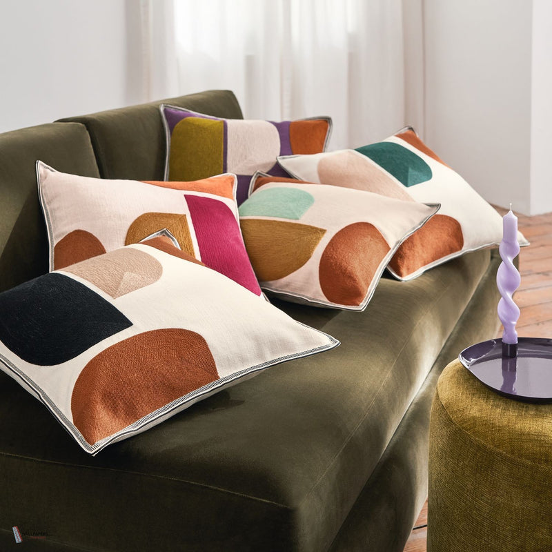 Housse de Coussin Jojoba carta da parati di Casamance