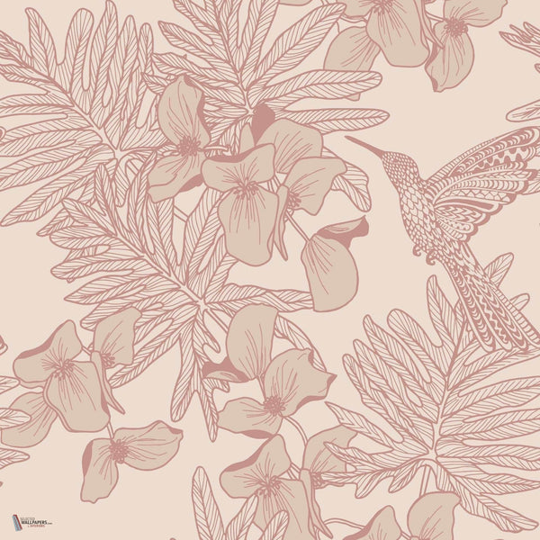 Hummingbird Tapete in Beach van 1838 wallcoverings