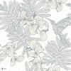 Hummingbird Tapete in Mist van 1838 wallcoverings