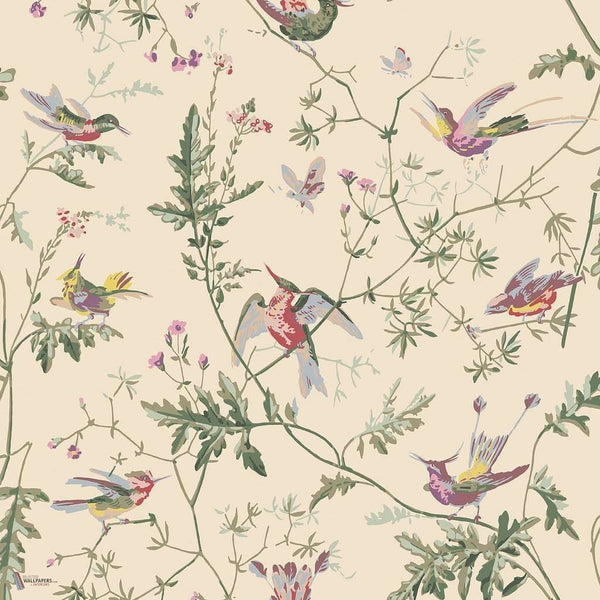 Hummingbirds wallpaper in Classic Multi van Cole & Son