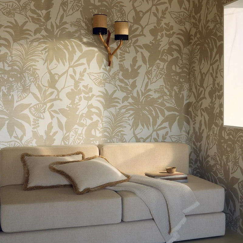 Happy Monkey wallpaper by Pierre Frey
