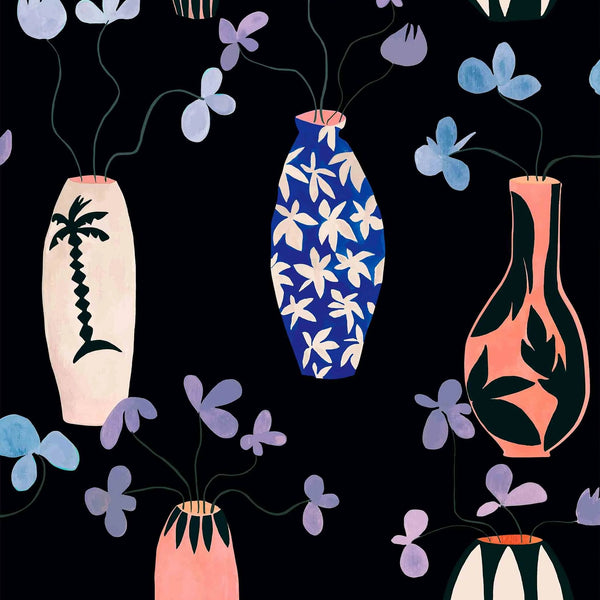 Papier peint Lydia Delgado - Vase of Paradise Coordonné