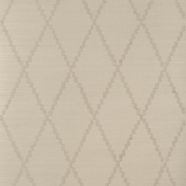 Ribbon Sisal behang-Anna French-Cream-Rol-Selected Wallpapers-Interiors