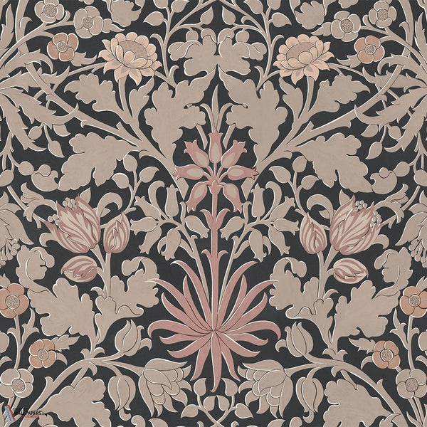 Hyacinth Novellus wallpaper-House of Hackney-Noir-200 cm-Roll-Selected Wallpapers-Interiors