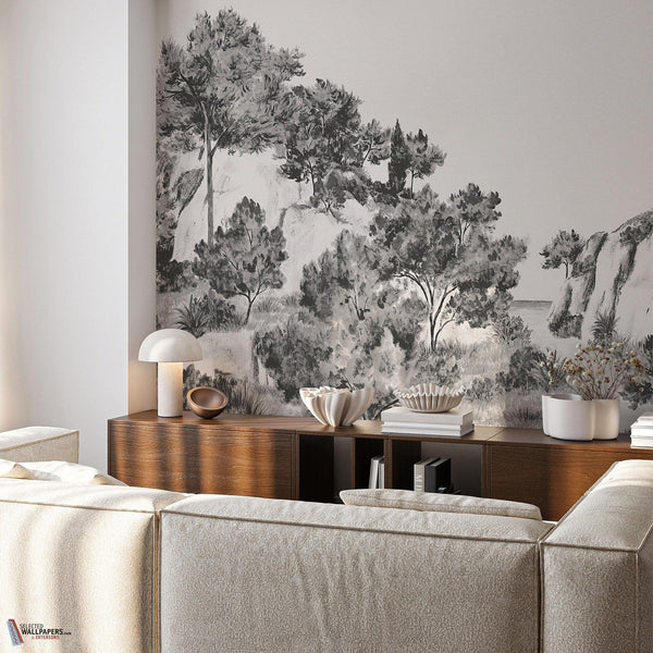 Balade Provençale wallpaper-Les Dominotiers-Selected Wallpapers-Interiors