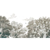 Misty Forest wallpaper-Les Dominotiers-Olive-Non Woven (70 cm)-M2-Selected Wallpapers-Interiors