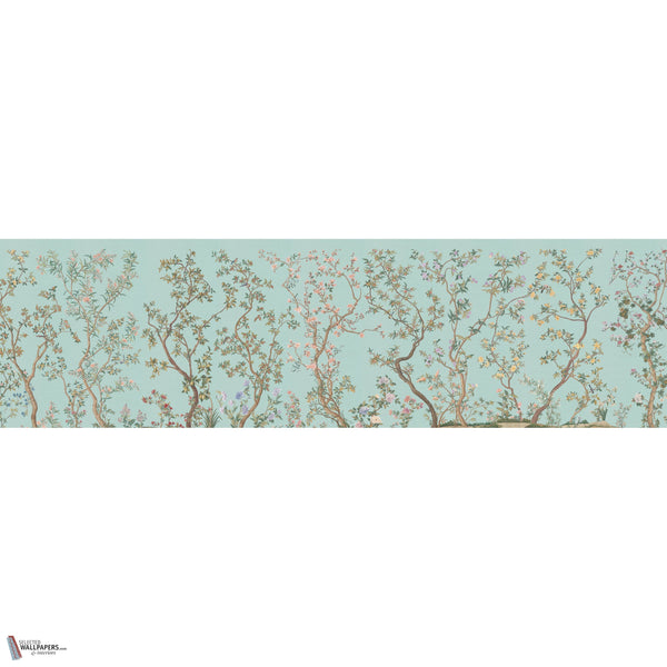 Imperial Garden behang in Celadon van Iksel