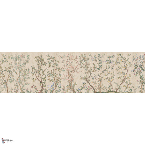 Imperial Garden behang in Crackled Beige van Iksel