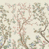 Imperial Garden behang van Iksel — Bone, detail