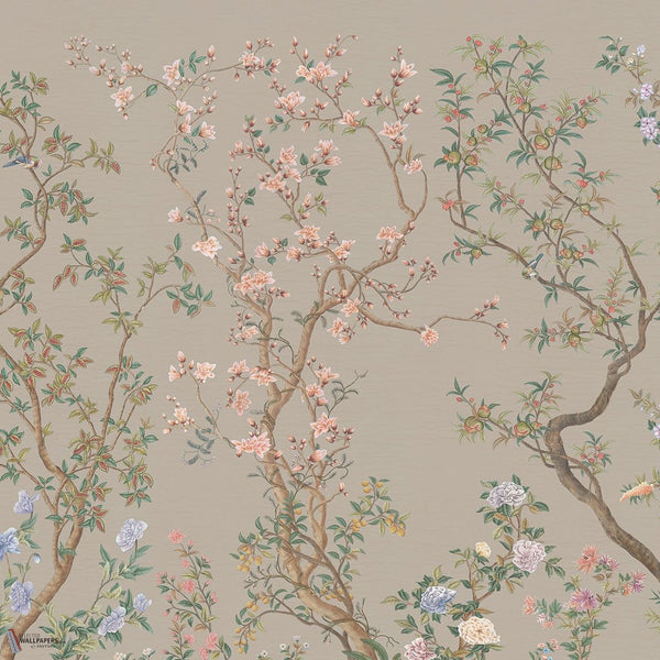 Imperial Garden behang van Iksel — Chai, detail