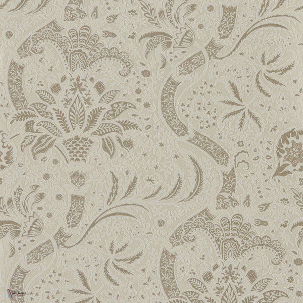 Indian wallpaper in Stone/Linen van Morris & Co
