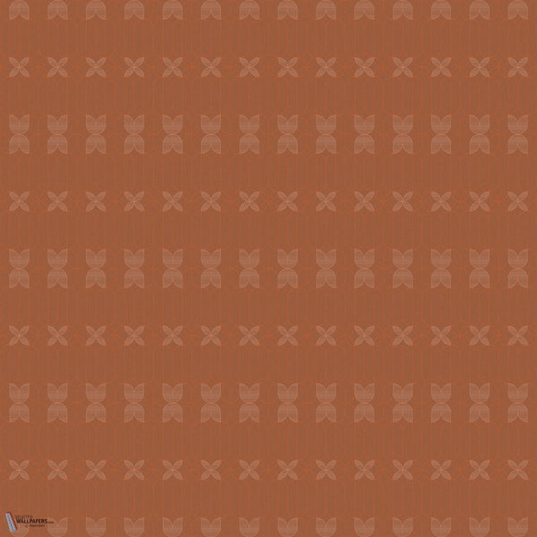 Blueprint behang in Brick B van Inkiostro Bianco