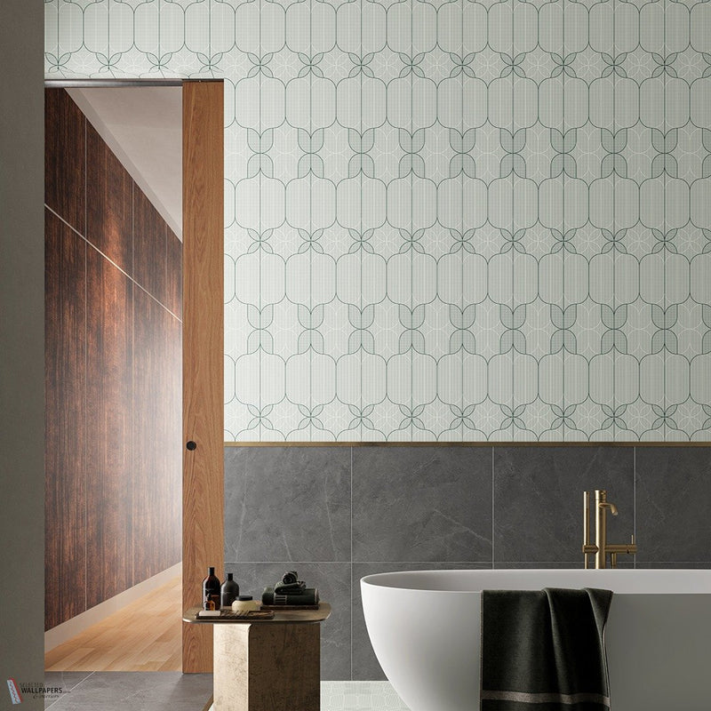 Blueprint behang van Inkiostro Bianco — interieur