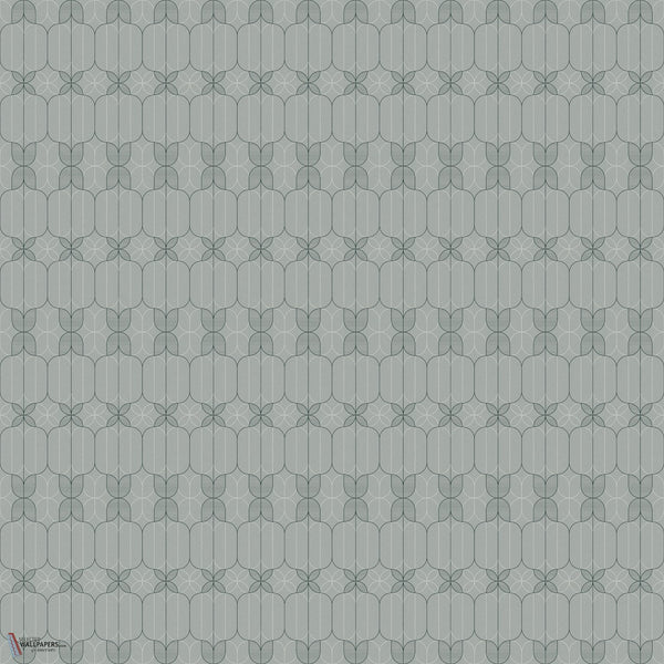 Blueprint behang in Moss A van Inkiostro Bianco