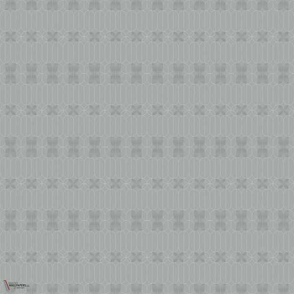 Blueprint behang in Moss B van Inkiostro Bianco
