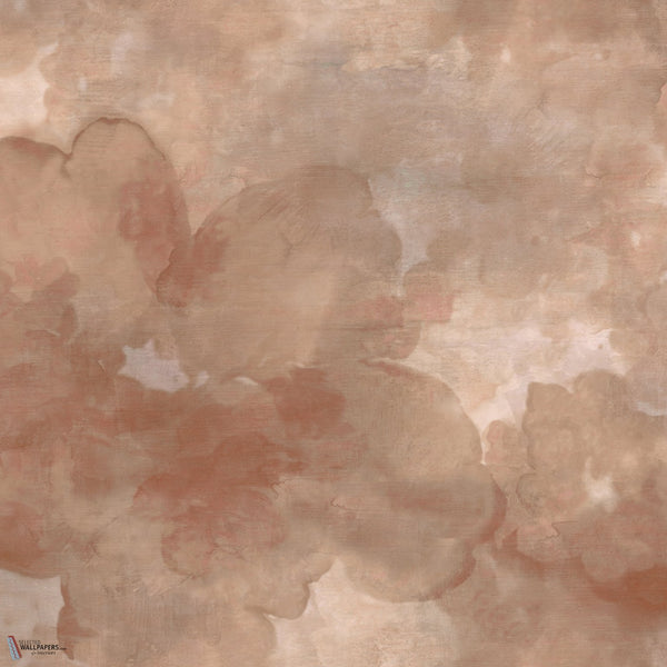 Floral Tide behang in Terracotta A van Inkiostro Bianco