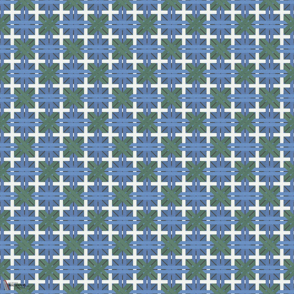 Intreccio papier peint en Eucalyptus Blue A de Inkiostro Bianco