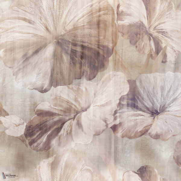 Lotus Stratum papier peint en Dusty Pink A de Inkiostro Bianco