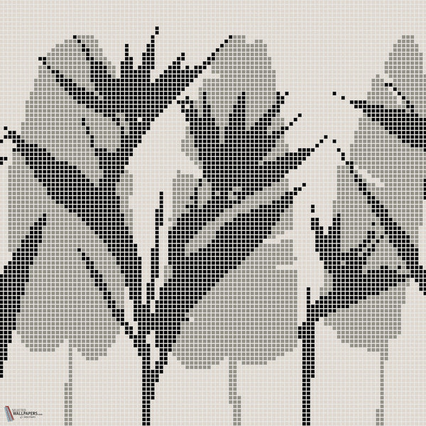 Paradisia behang in Black And White A van Inkiostro Bianco