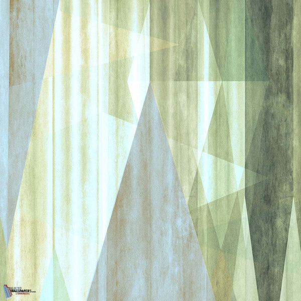 Interaction wallpaper in Multi Green van Texam