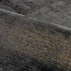 Irisor wallpaper in Noir/Doré by Casamance
