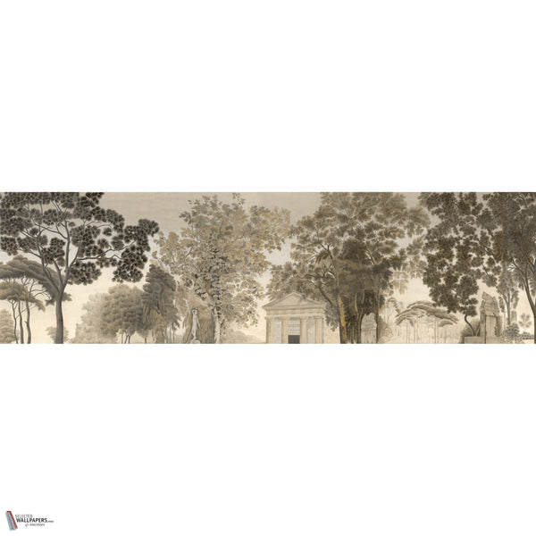 Italian Panoramic behang in Sepia Tones van Iksel