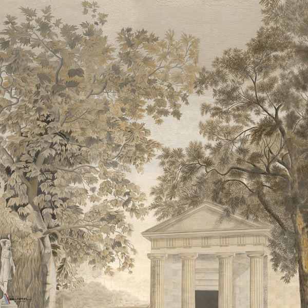 Italian Panoramic behang van Iksel — Sepia Tones, detail