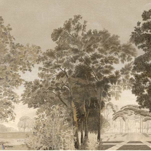 Italian Promenade wallpaper by Iksel — Sepia Tones, detail