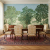 Italian Promenade wallpaper by Iksel — styled in a classic interior