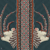 Jabu behang in Tangerine on Ink van Cole & Son