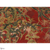 Japanese Cornflowers Red Tapete in Red von Iksel