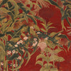 Japanese Cornflowers Red Tapete von Iksel — Red, detail