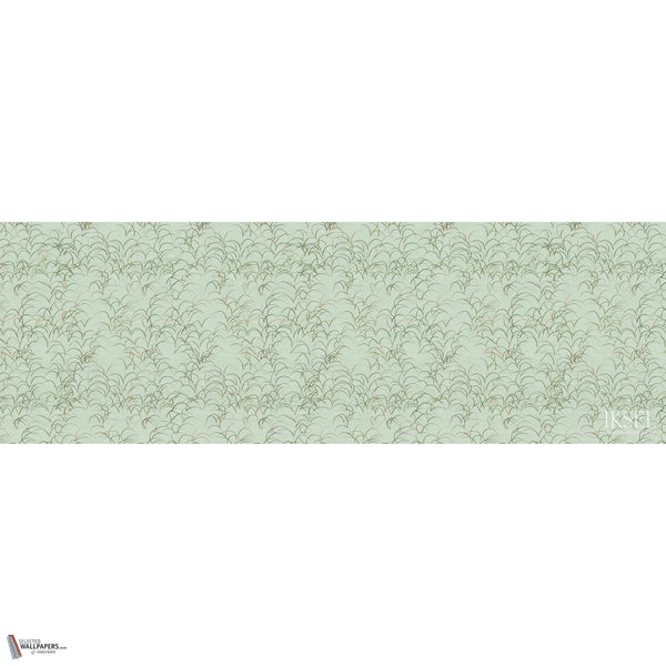 Japanese Grass wallpaper in Celery by Iksel