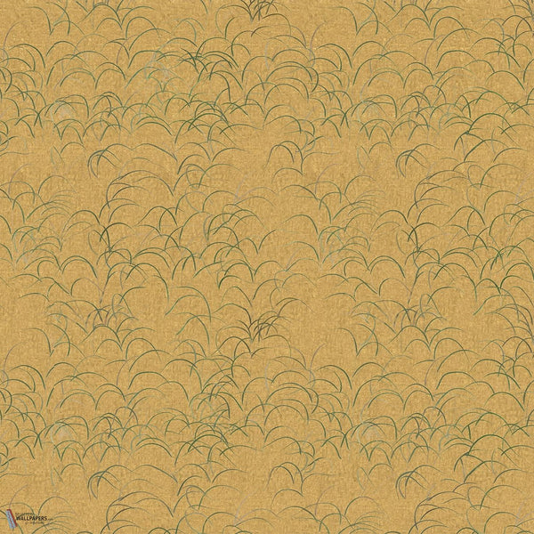 Japanese Grass wallpaper by Iksel — Crackled Gold, detail