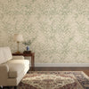 Japanese Grass wallpaper by Iksel — styled in a classic interior