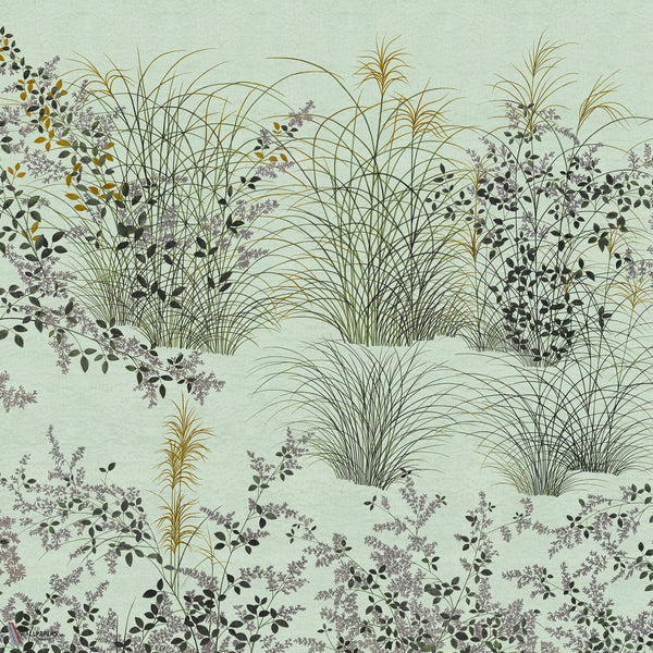 Japanese Meadow behang van Iksel — Celery, detail
