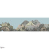 Japanese Mountains wallpaper in Frost Blue by Iksel