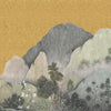 Japanese Mountains wallpaper by Iksel — Crackled Gold, detail